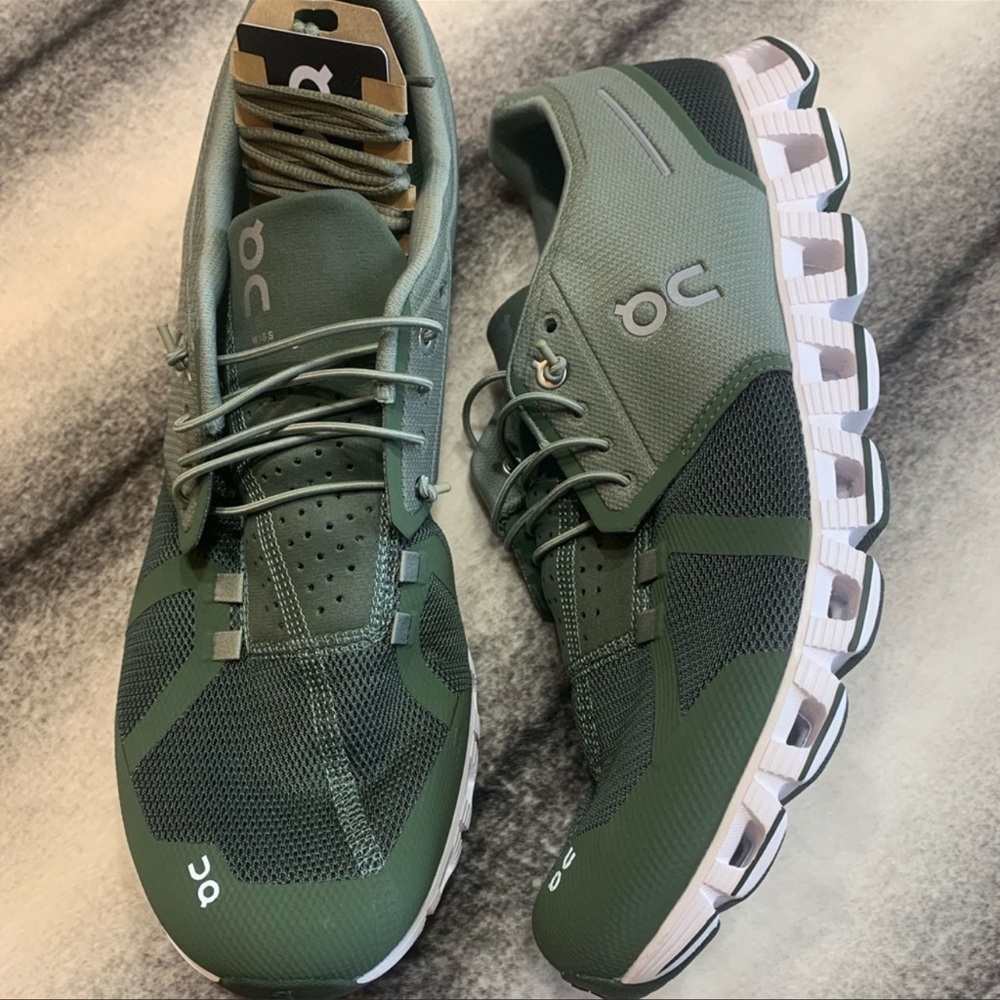 On Running Cloud Forest Jungle Athletic Running Sneakers